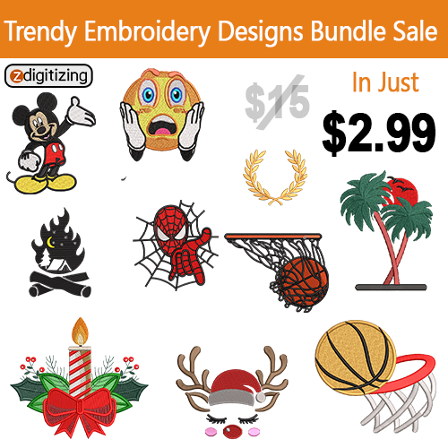 Trendy Embroidery Design Bundle 11