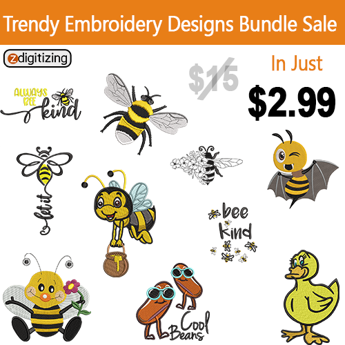 Trendy Embroidery Design Bundle 13
