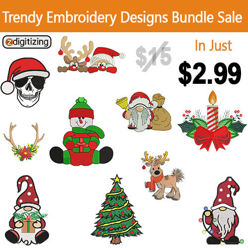 Trendy Embroidery Design Bundle 17