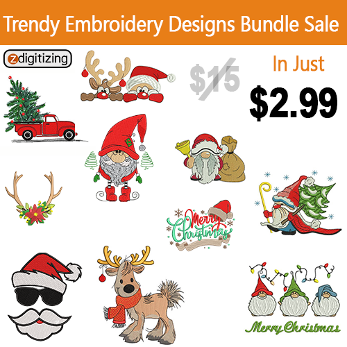 Trendy Embroidery Design Bundle 18