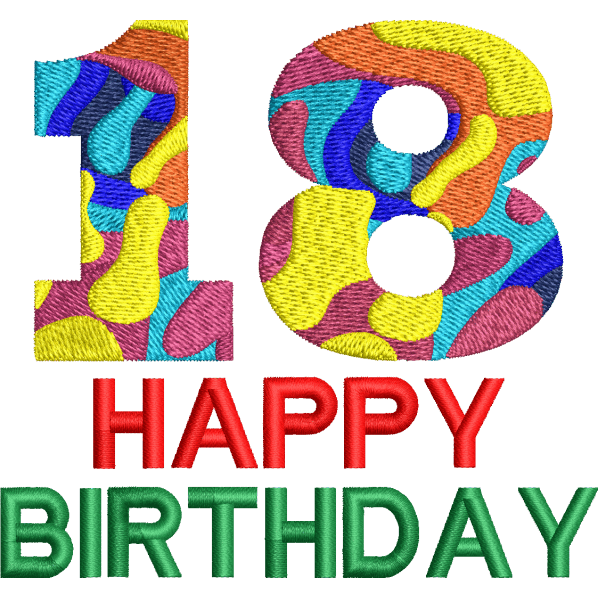 18th Birthday Design