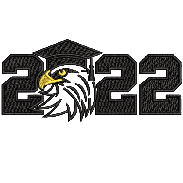 2022 Eagle Embroidery Design