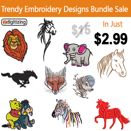 Trendy Embroidery Design Bundle 21