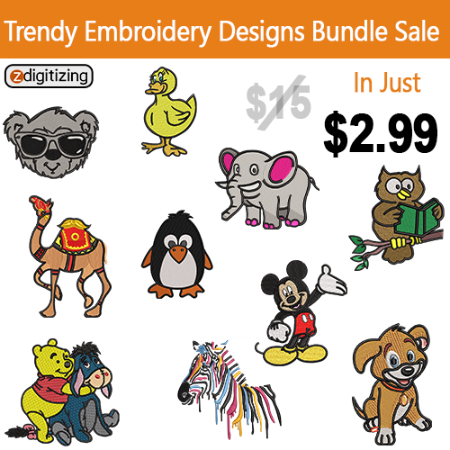 Trendy Embroidery Design Bundle 22