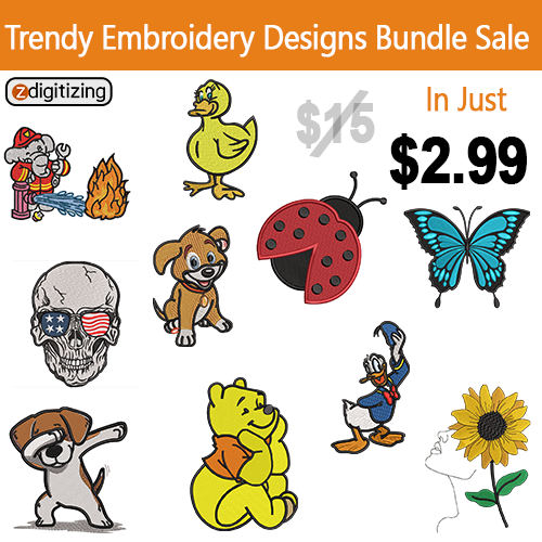 Trendy Embroidery Design Bundle 26