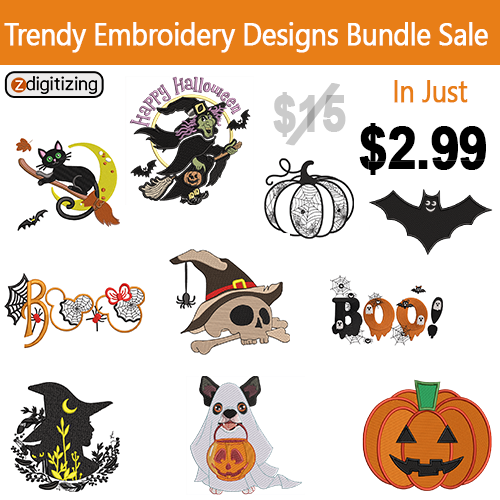 Trendy Embroidery Design Bundle 27
