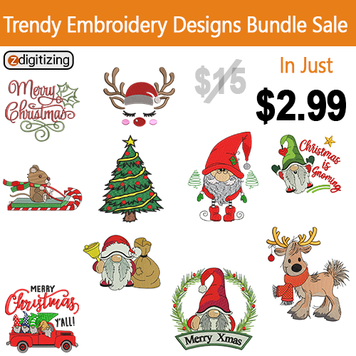 Trendy Embroidery Design Bundle 28