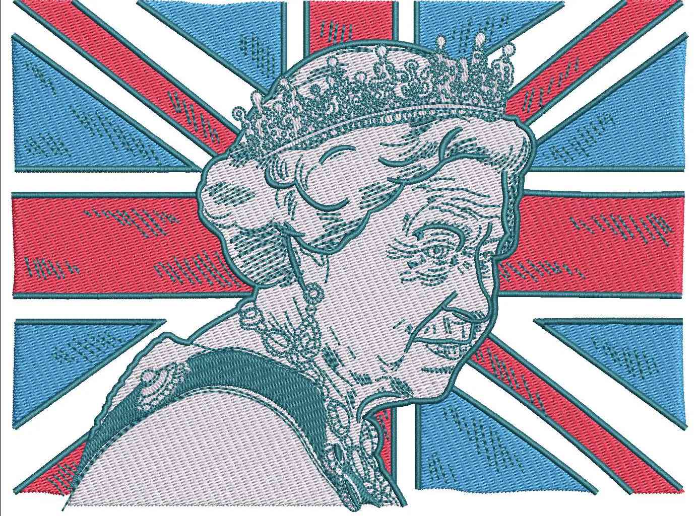 England Queen Elizabeth Design