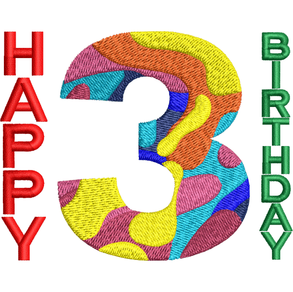 3rd Birthday Design