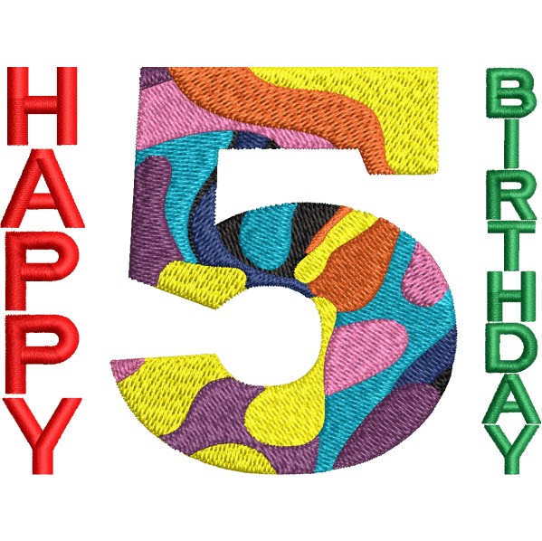 5th Birthday Design