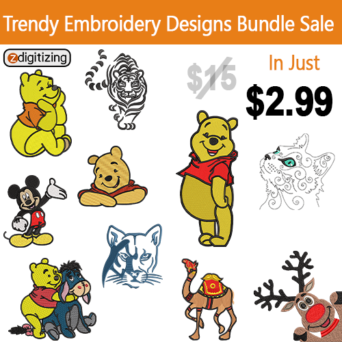 Trendy Embroidery Design Bundle 7