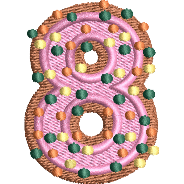 Pink Number 8