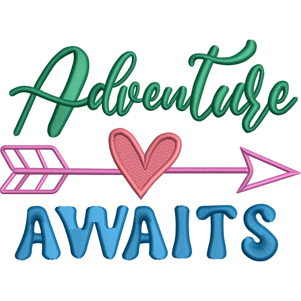 Adventure Awaits Arrow Design