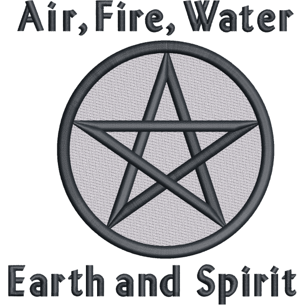 Five Elements Pentagram Design