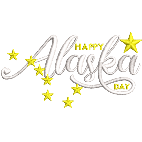 Happy Alaska Day With Star