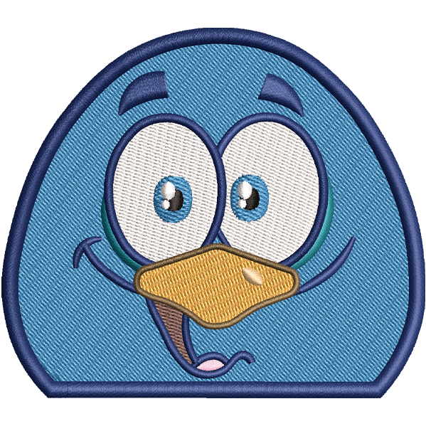 Blue Angry Bird Design