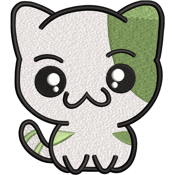 Angry baby cat