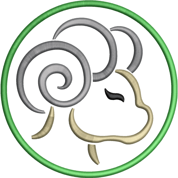 Aries Embroidery Design