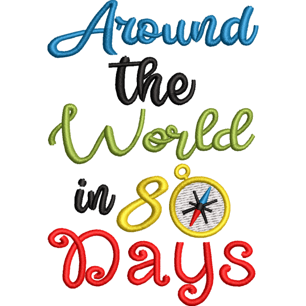 Around The World Text Design