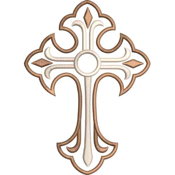 Brown Asorted Cross Design
