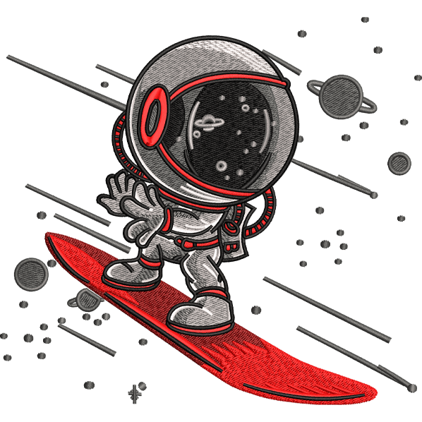 skitting astronaut design