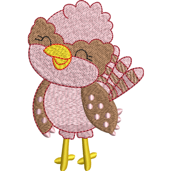Kookaburra Embroidery Design