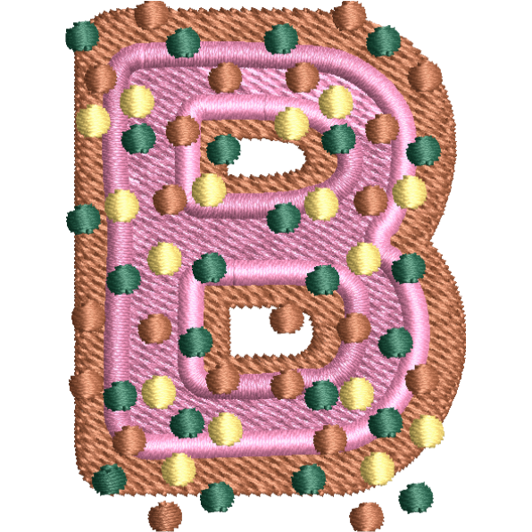 Pink Alphabet B