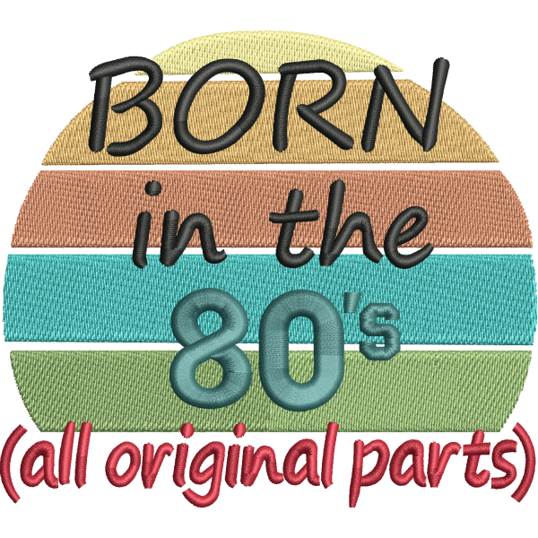 Born In The 80 Design