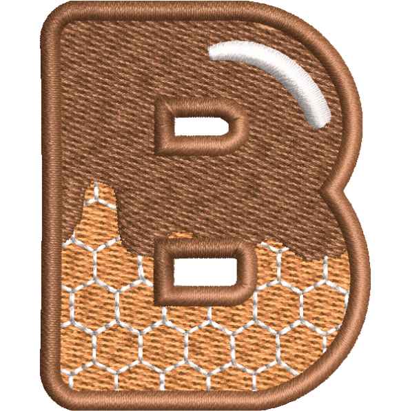 Brown Alphabet B