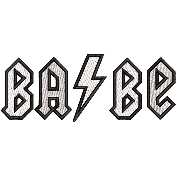 Letters Embroidery Design