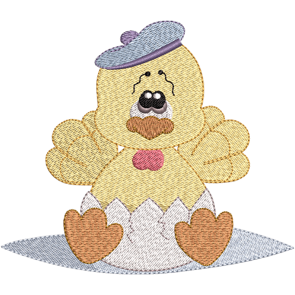 Cute Baby Chick A Design