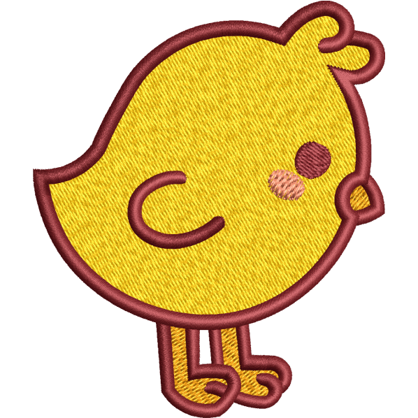 Yellow Baby Chick Design