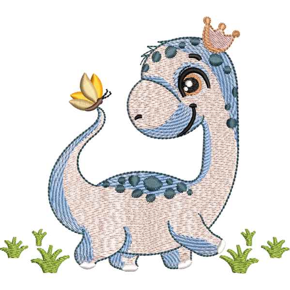 Baby King Dinosaur Design