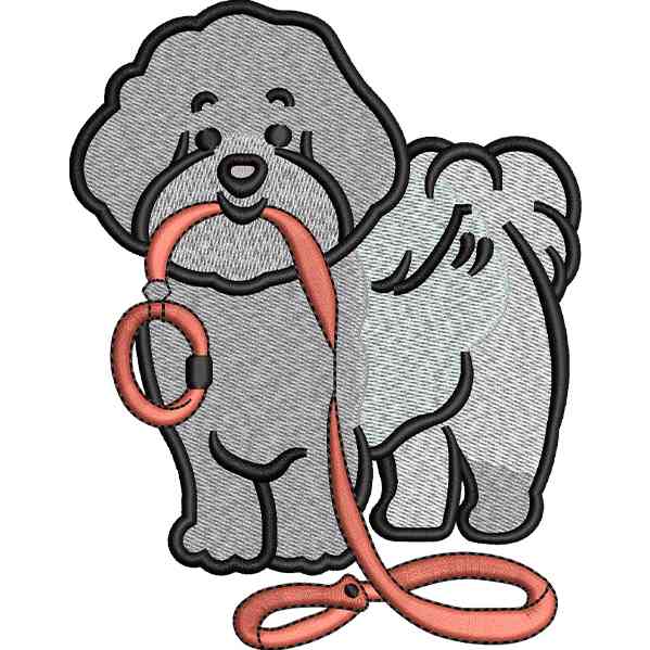 Gray Baby Dog Design