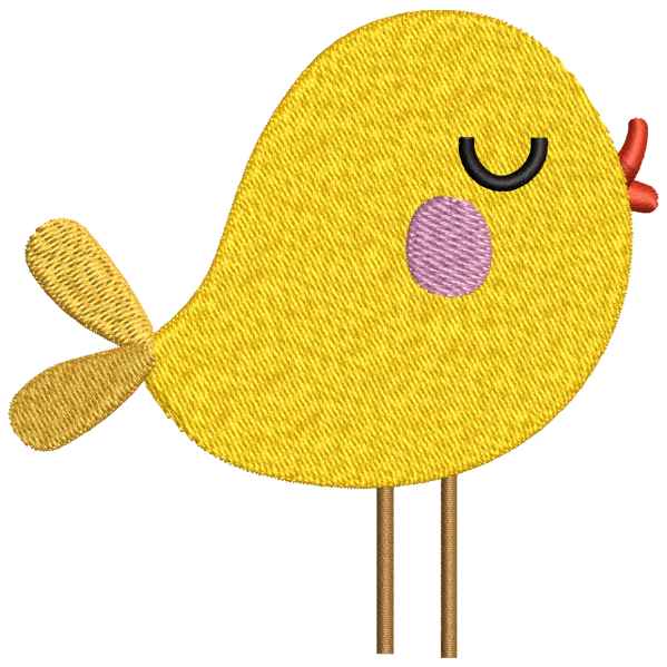 Baby Sparrow Embroidery Design