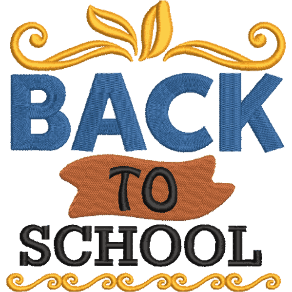Back To School Text Design