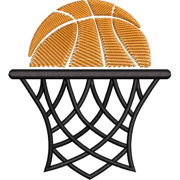 Basketball With Net Design