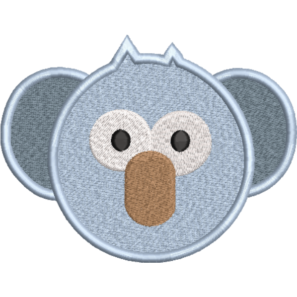 Bear Baby Face Design