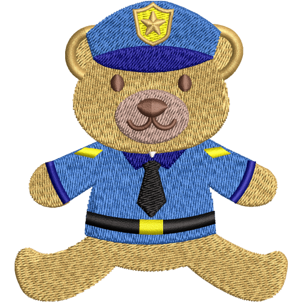 police bear design
