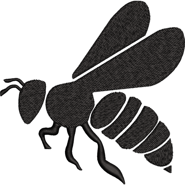 Flying Black Bee
