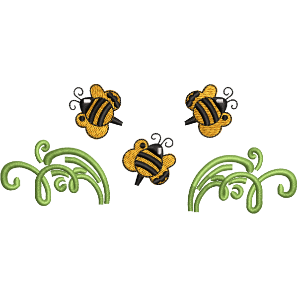 Bees In Garden