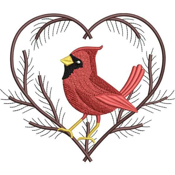 bird embroidery design