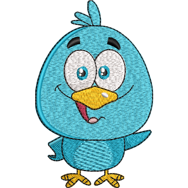 bird baby embroidery design