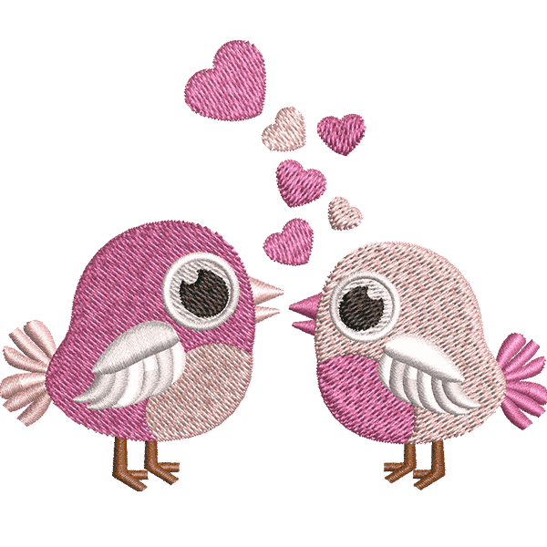 Love Bird Sparrows Design