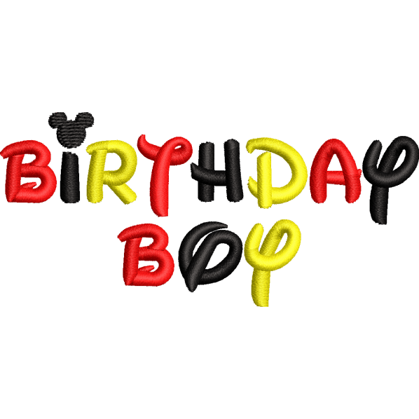 Birthday Boy Disney Design