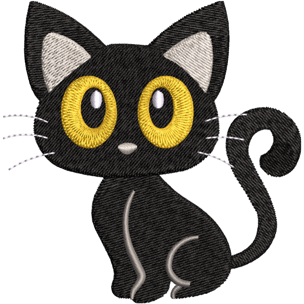 Black Baby Cat Design