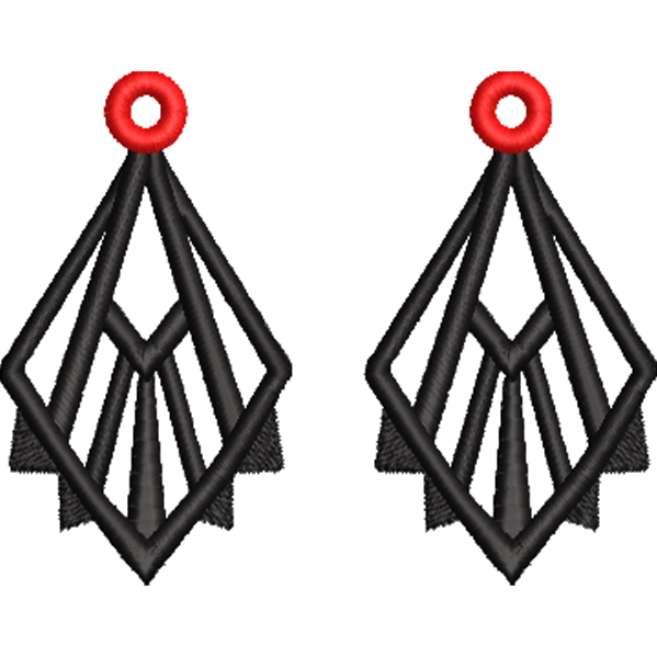 Black Earring Design