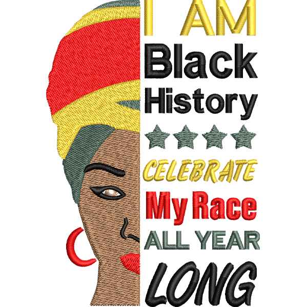 Black History Month Lady