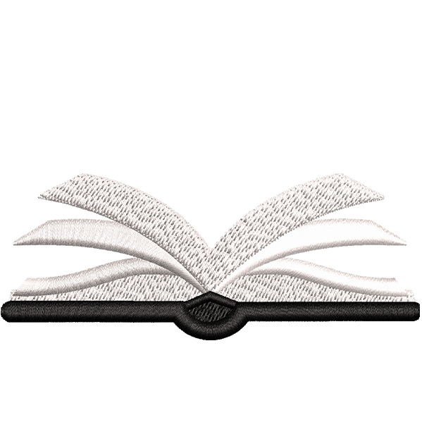 Book Embroidery Design