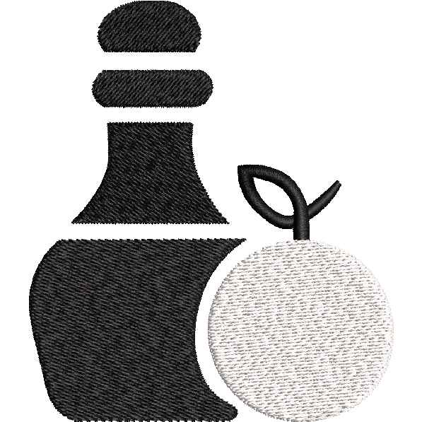 Bottle With Apple Design